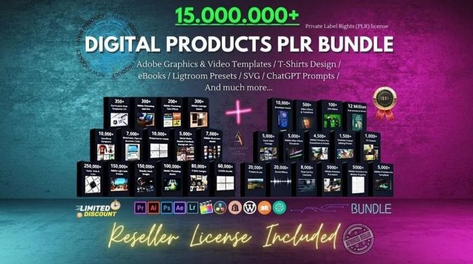 Digital Products Bundle with PLR Rights