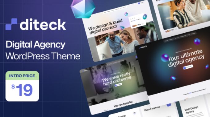 Diteck - Digital Agency WordPress Theme