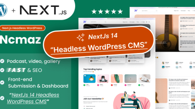 ncmaz-nextjs-headless-wordpress-blog-magazine