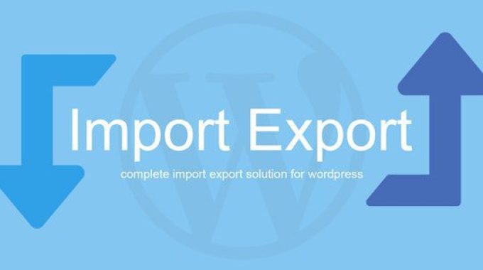 wp-import-export